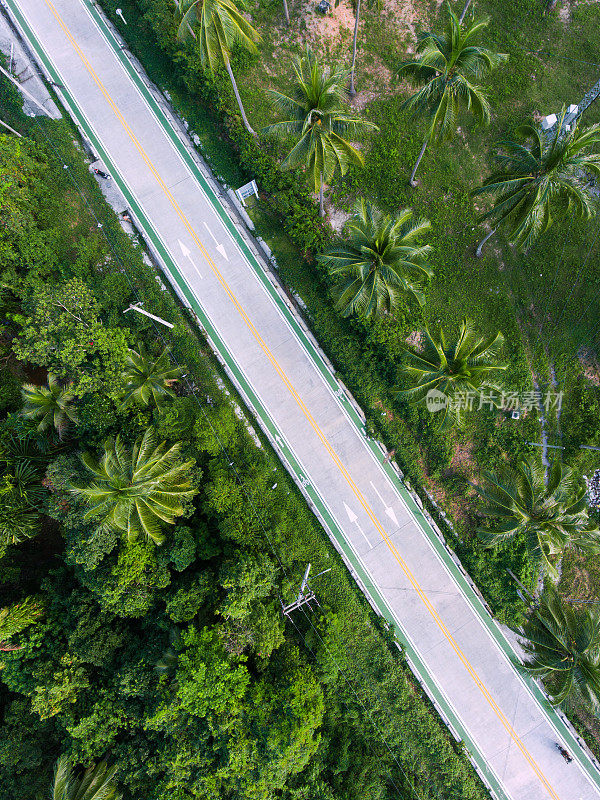 泰国的蜿蜒道路