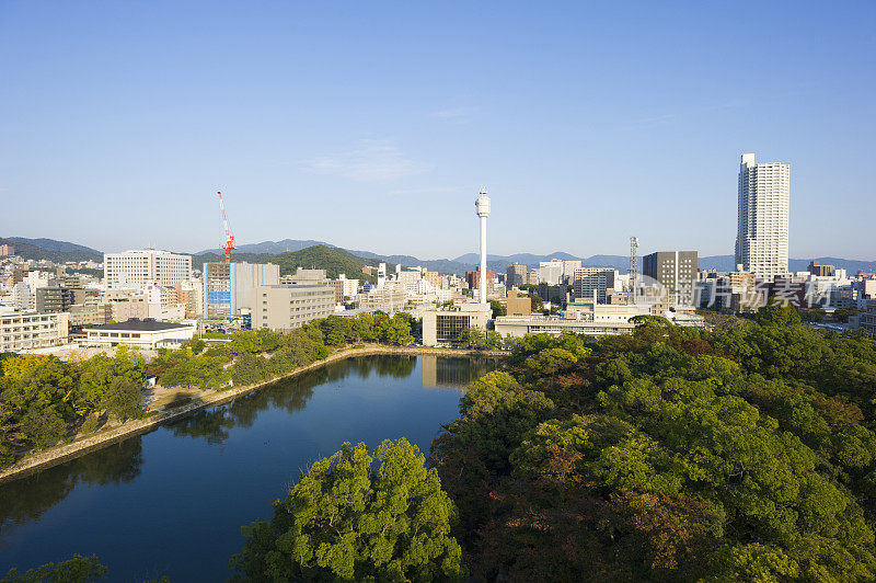 广岛上空