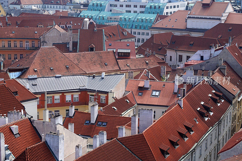 布拉格，捷克共和国-城市景观