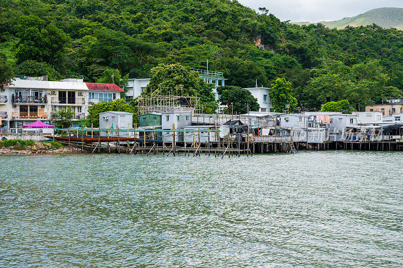 香港大屿山大澳渔村