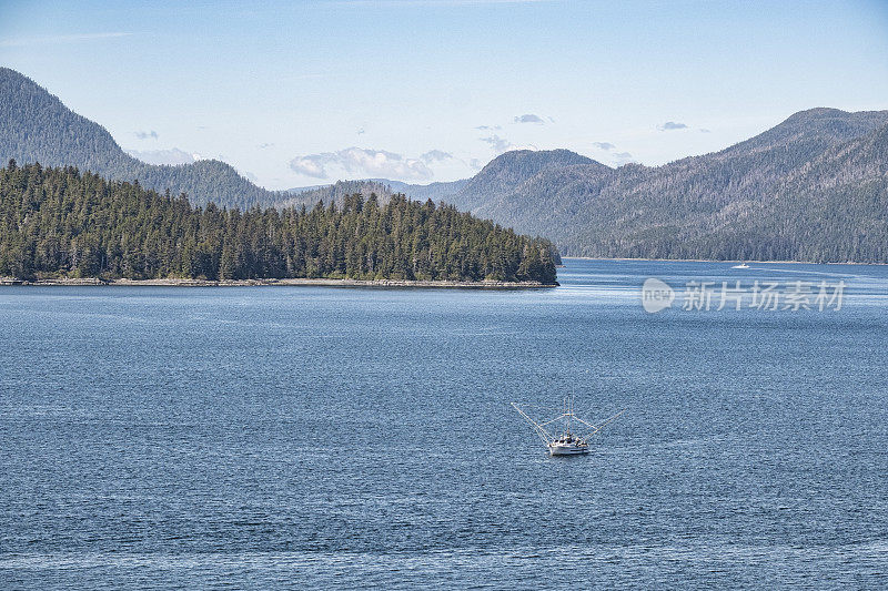 阿拉斯加锡特卡附近的亚历山大群岛