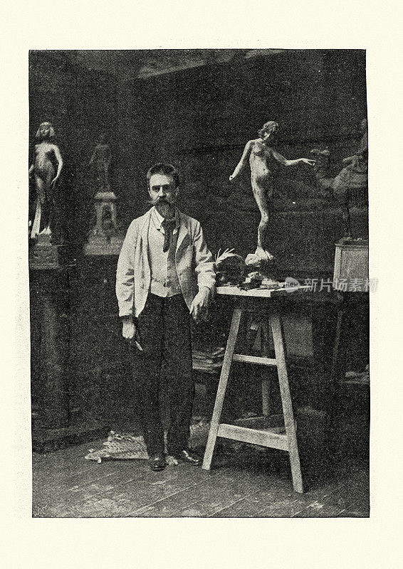 爱德华·昂斯洛·福特，19世纪英国雕塑家