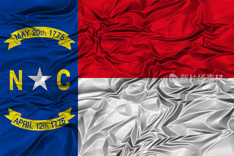 美国北卡罗来纳州的州旗