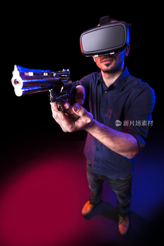 VR头盔射击游戏