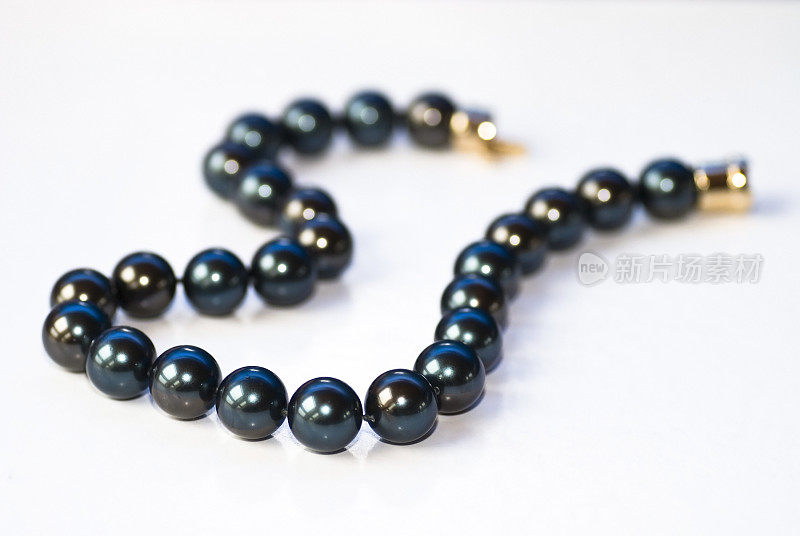 黑色泰国perl项链