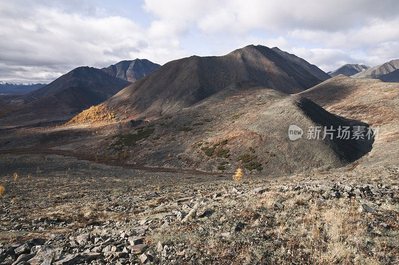 山的风景。