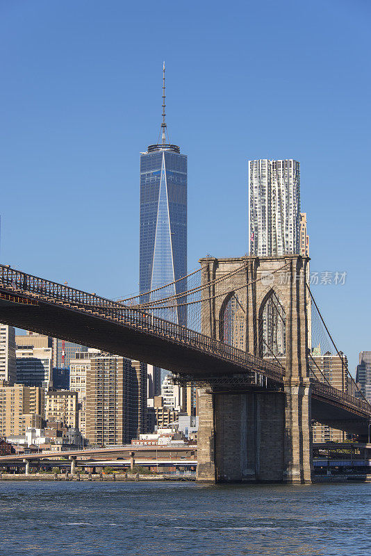 布鲁克林大桥和自由塔