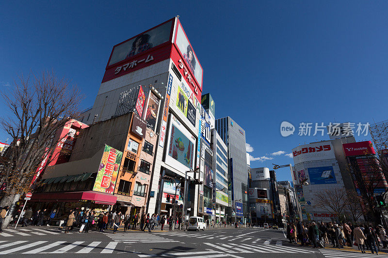 日本东京新宿市景