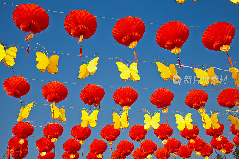 中国新年装饰灯笼