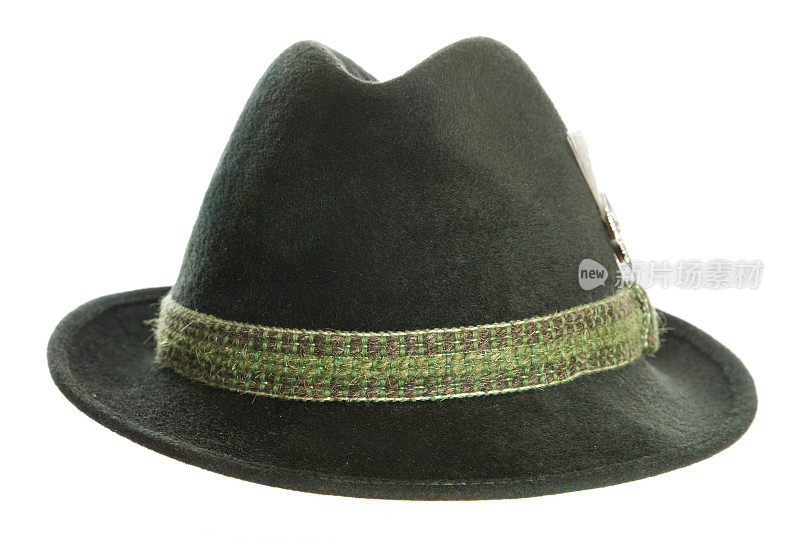 绿色提洛尔啤酒节巴伐利亚帽子