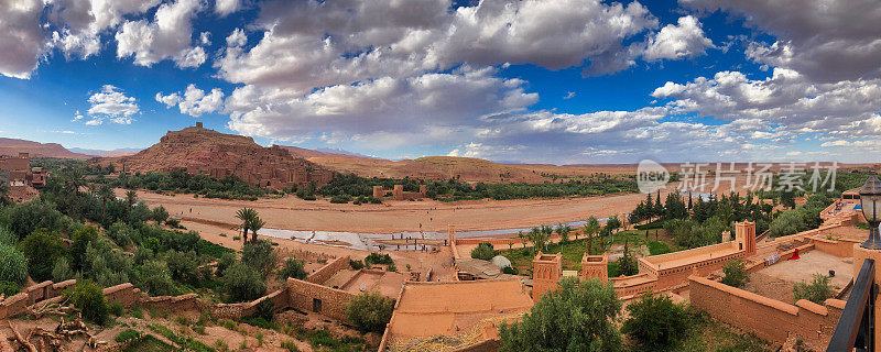 全景本哈杜-北非摩洛哥的古城