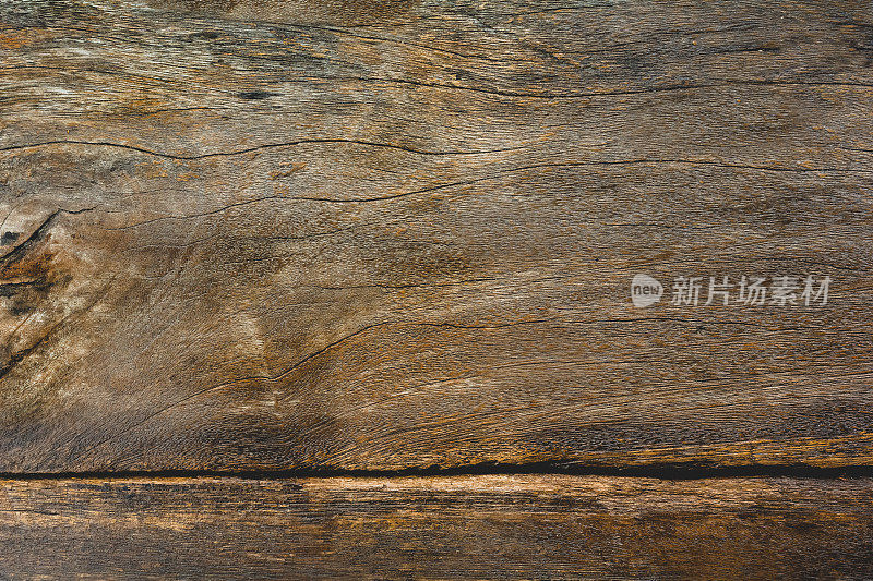 旧桌子的木材纹理作为背景