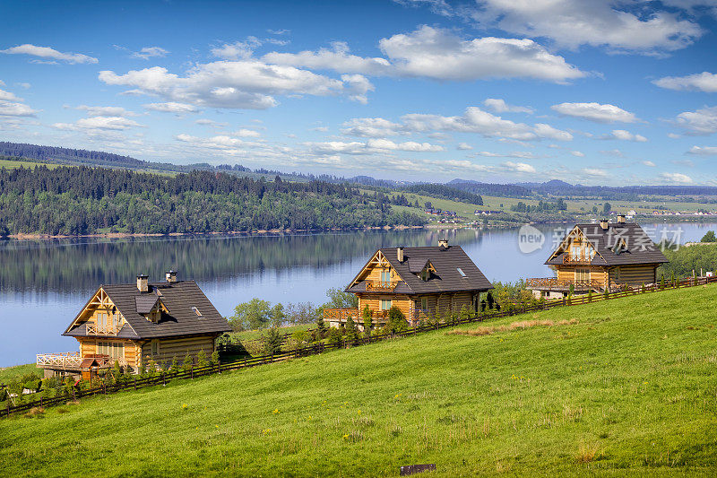 波兰度假-度假别墅在Czorsztyn湖