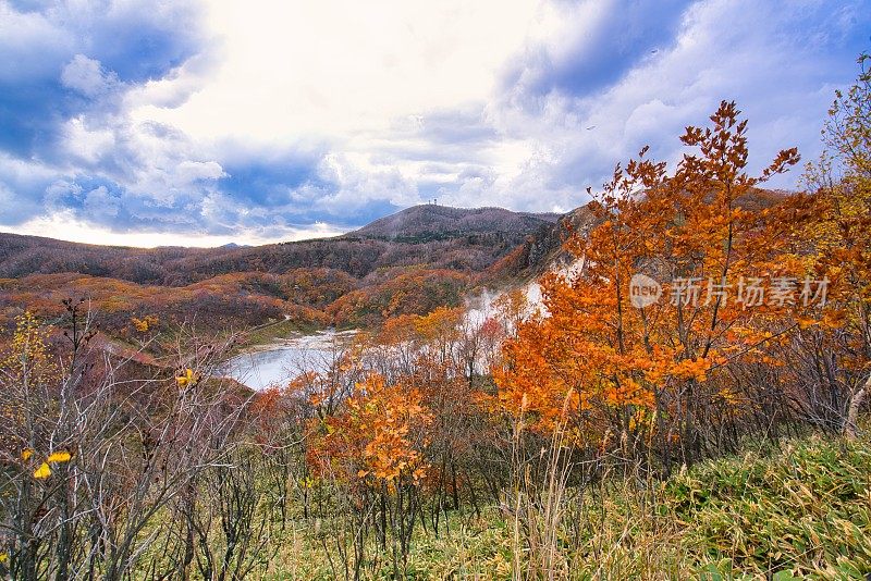 登别地狱谷景观