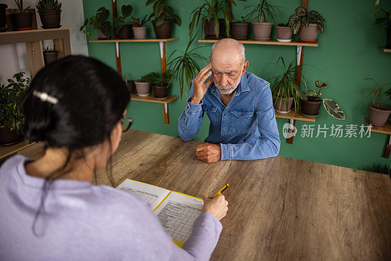 男人谈论他的焦虑