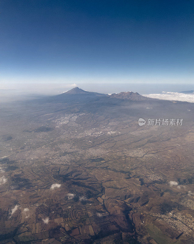 波波卡特佩特火山和伊兹塔奇瓦托火山，墨西哥