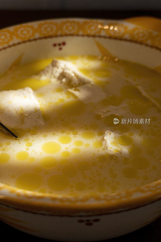 中餐，豆腐汤