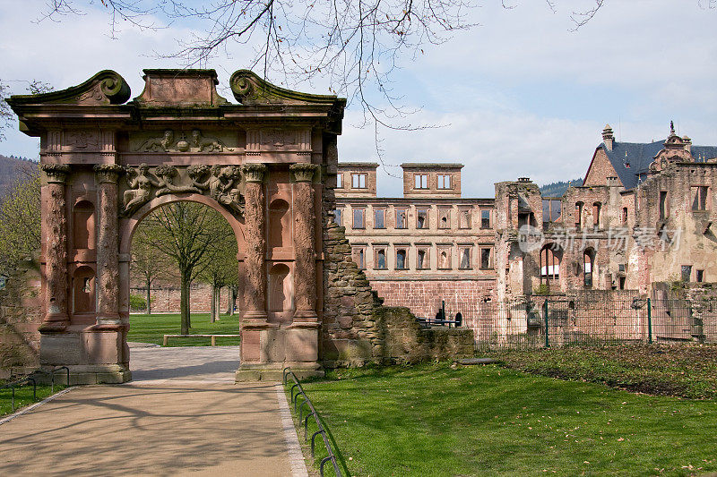海德堡城堡的伊丽莎白之门