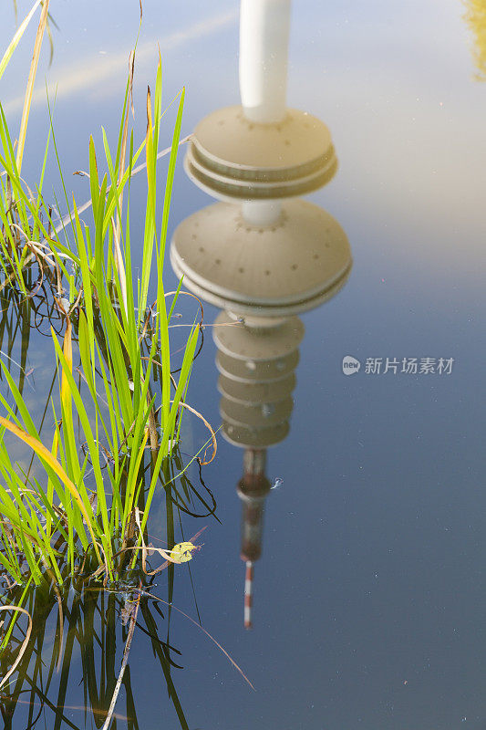 池塘里的倒影，汉堡