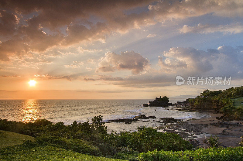 日落在巴厘岛