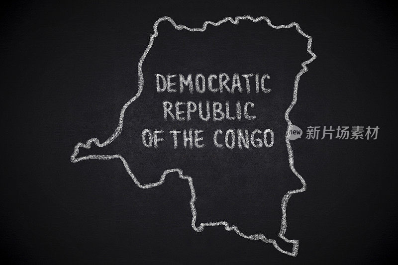 非洲刚果民主共和国地图