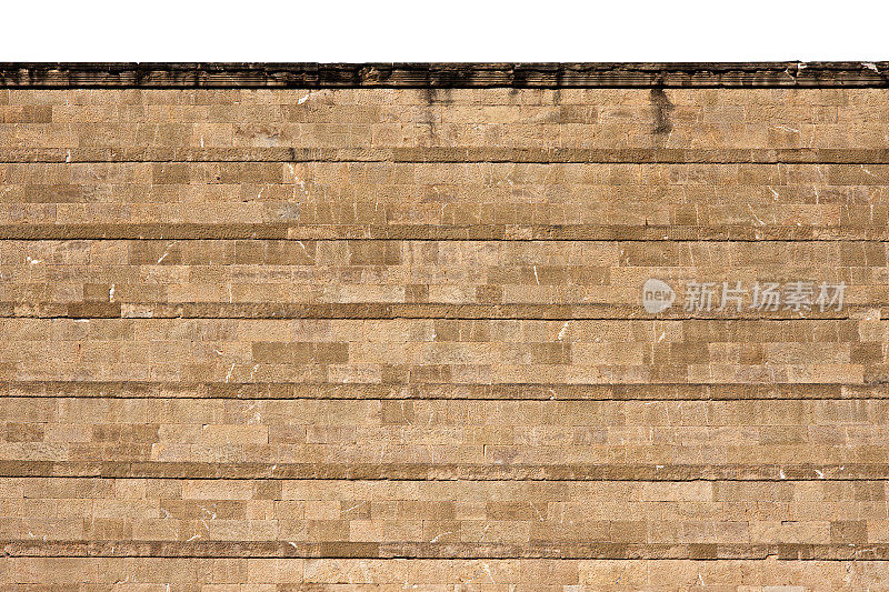 佛罗伦萨SMN火车站石材立面，建筑纹理背景