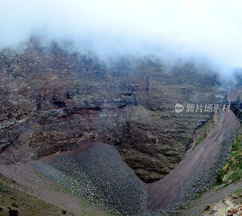 意大利维苏威火山口