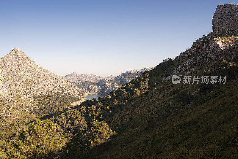 马略卡岛的山景