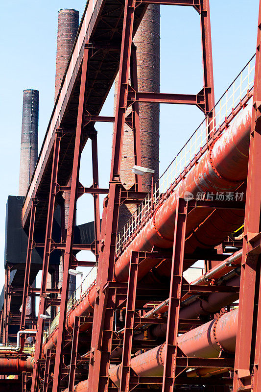 焦炉的管和管Zollverein