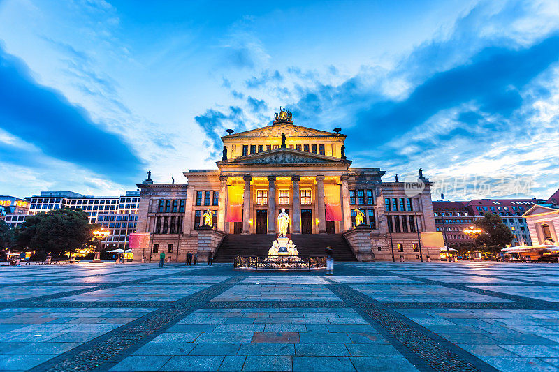 在柏林Gendarmenmarkt