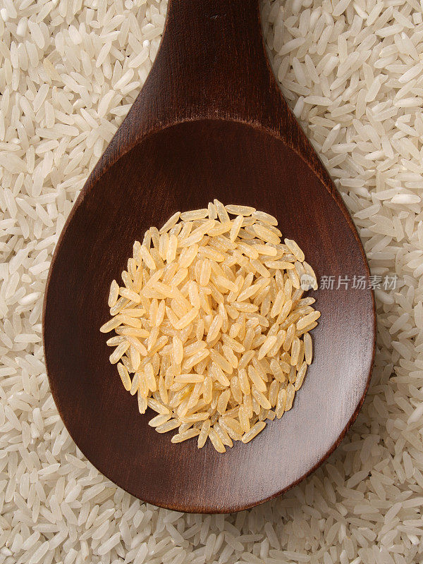 糙米和白米