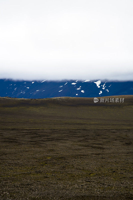 冰岛景观海克拉火山