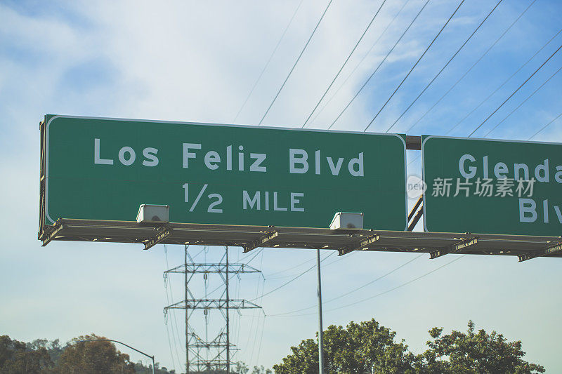 洛杉矶路标