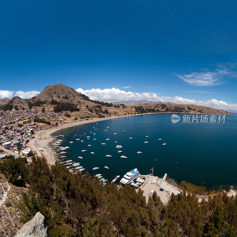 玻利维亚的喀喀湖和科帕卡巴纳
