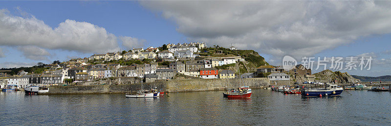 Mevagissy。康沃尔的一个渔村，