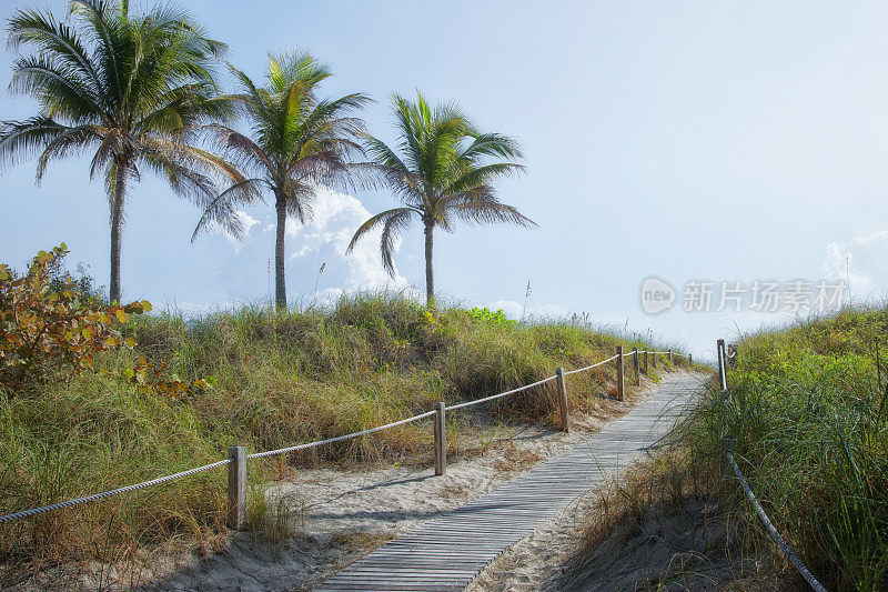 海滩通路