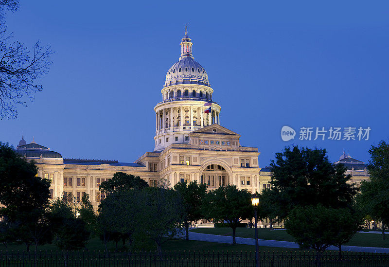 奥斯汀，德克萨斯州的国会大厦