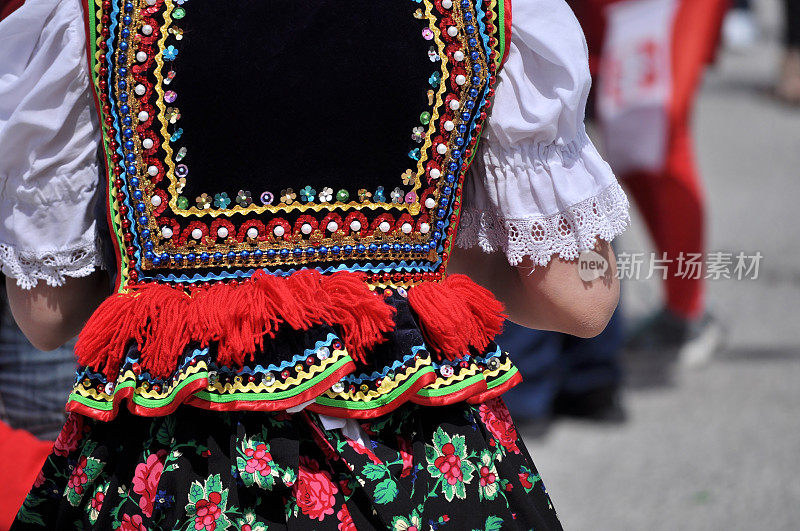 波兰传统民族服装。