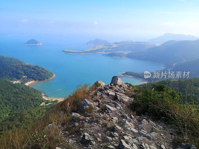 香港新界高山顶全景