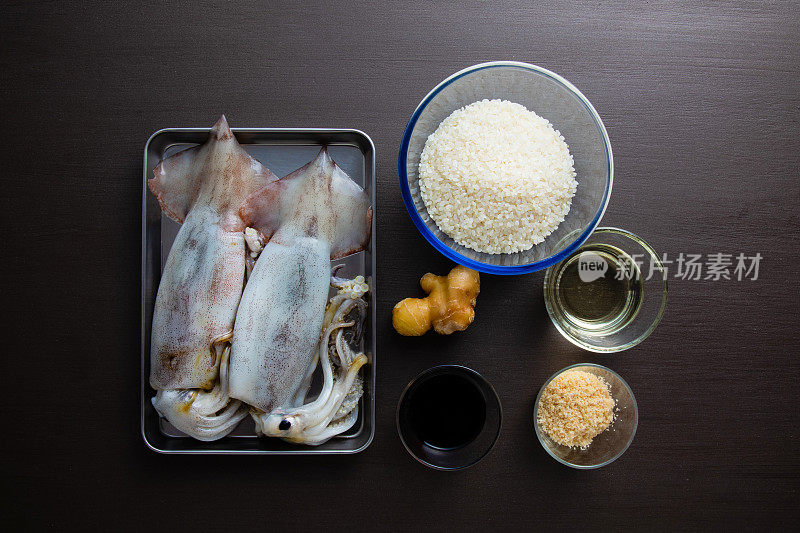 日本地方料理，鱿鱼饭食谱