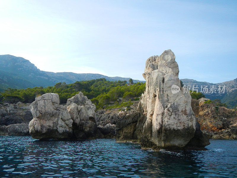 美丽的巴利阿里群岛海岸，马略卡岛