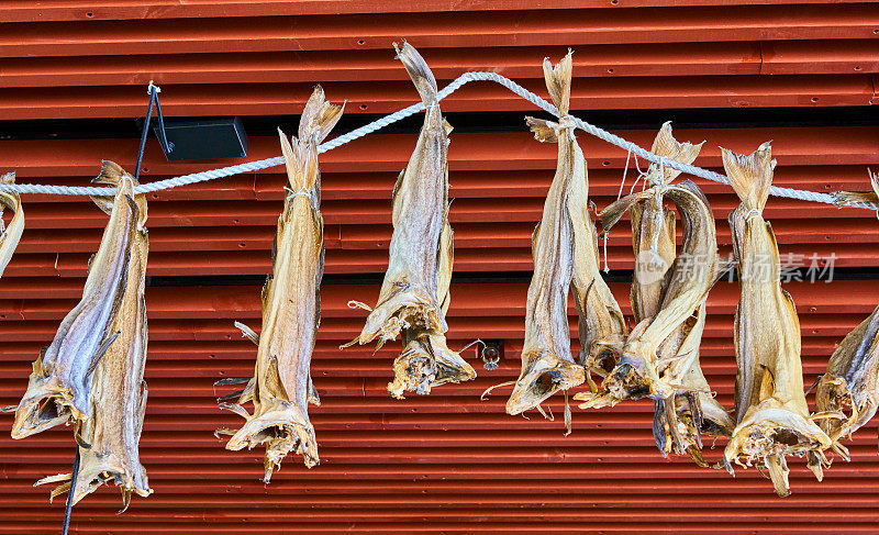 鳕鱼——挪威产的干燥薄片