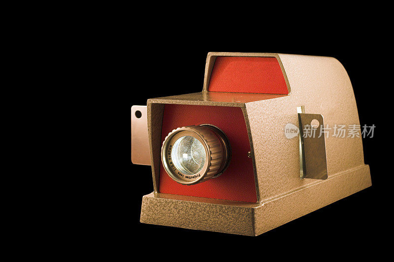 20世纪60年代红色复古幻灯机