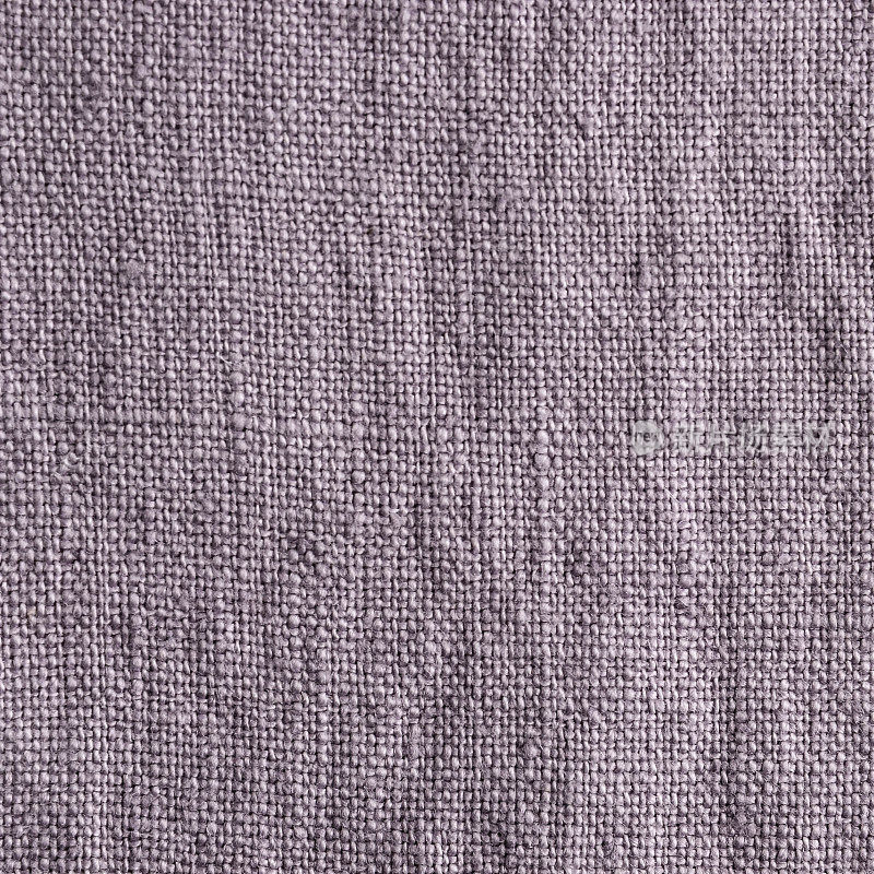 细织柔和的紫色亚麻织物纹理背景