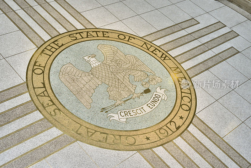 州议会大厦的新墨西哥印章
