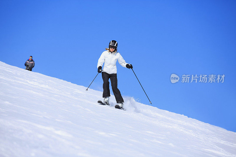 雕刻滑雪