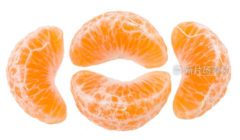 一片一片的橘子