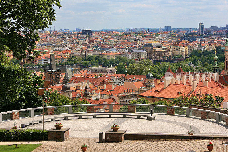 布拉格城堡全景图