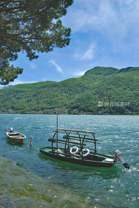卢加诺湖,Morcote瑞士提契诺州