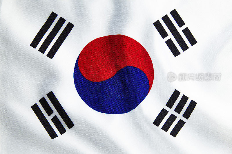 全帧挥舞韩国国旗